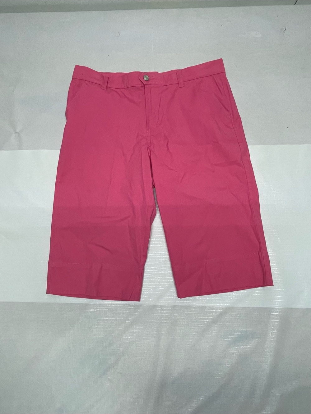 Izod Bright Pink Bermuda Shorts Sz: 12